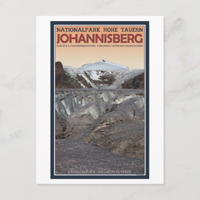 Hohe Tauern - Johannisberg Postkarte (Vorderseite)