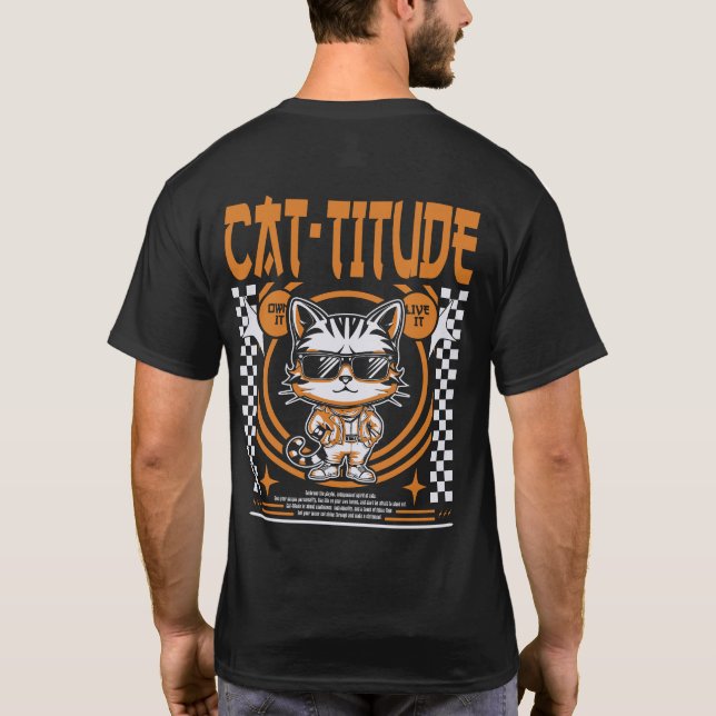 Höhe: ultimative Katzenunterkunft Charme T-Shirt (Rückseite)