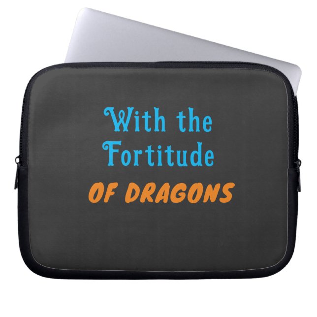 Höhe von Dragons - Elektronik-Tasche Laptopschutzhülle (Vorderseite)