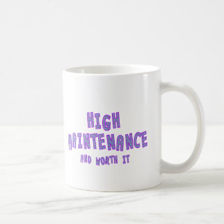 Hohe Wartung u. wert sie Tasse