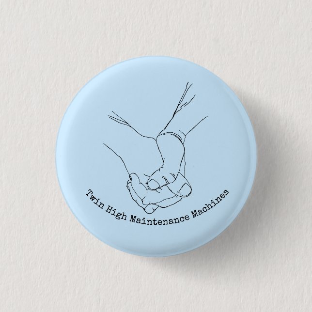 Hohe Wartungs-Doppelmaschinen Button (Vorderseite)