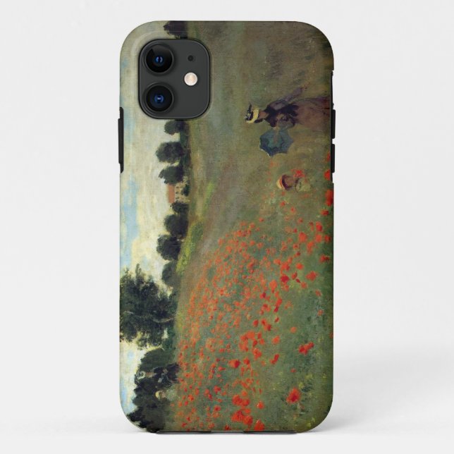 Hohe wilde Mohnblumen Res Monet nähern sich Case-Mate iPhone Hülle (Rückseite)