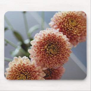 Hohe Winkelsicht der Blumen in einem Vase Mousepad