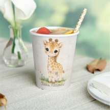 Hohe Wunder-Wasserfarbe Süße Giraffe Baby Shower