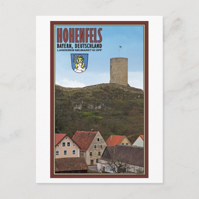 Hohenfels Tower Postkarte (Vorderseite)