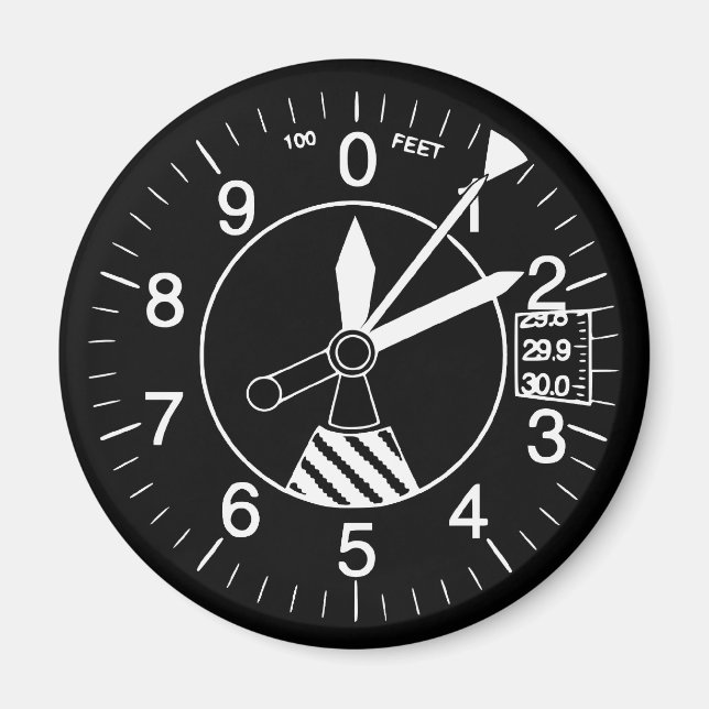 Höhenmessermessung Magnet (Vorne)