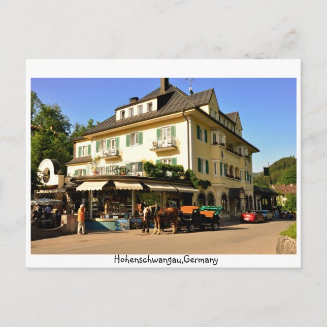 Hohenschwangau Deutschland Postkarte (Vorderseite)