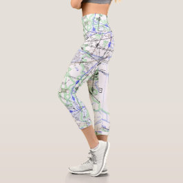 Höhenunteres Höhendiagramm Capri Leggings