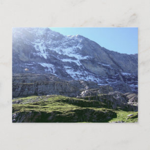Höhenunterschiede in der Jungfrau Region Postkarte