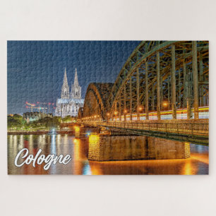 Hohenzollern Bridge, Köln, Deutschland Puzzle