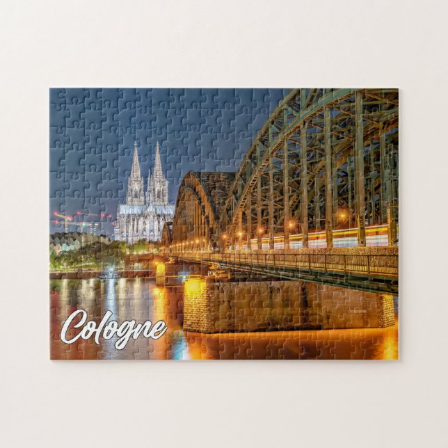 Hohenzollern Bridge, Köln, Deutschland Puzzle (Horizontal)