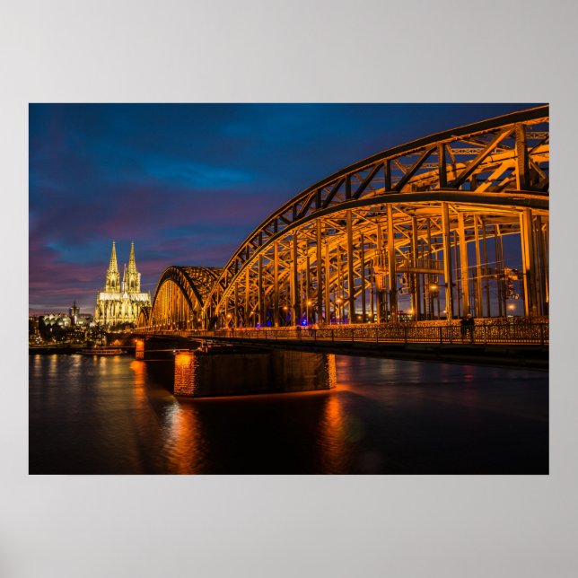 Hohenzollern Bridge Poster (Vorne)
