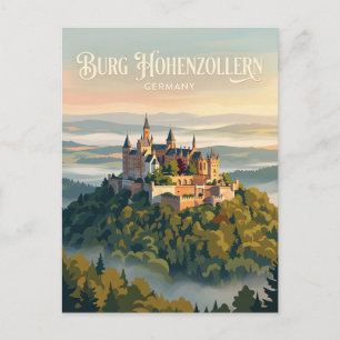 Hohenzollern Burg Deutschland Postkarte