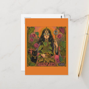 Hohepriesterin der Zimmerpflanzen Postkarte
