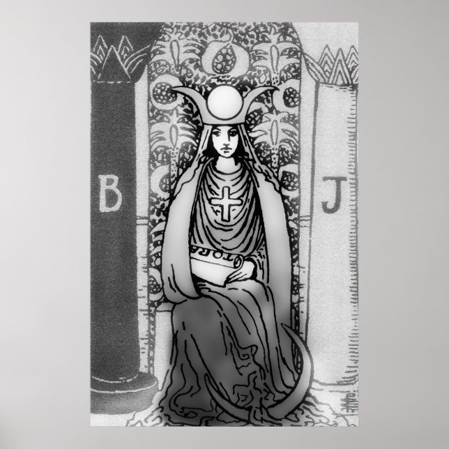 Hohepriesterin-Tarot Poster (Vorne)