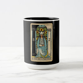 Hohepriesterin Tarot Zweifarbige Tasse