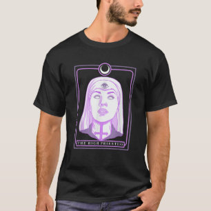 Hohepriesterin Tarotkarte Pastell-Goth-Kult Hexe G T-Shirt