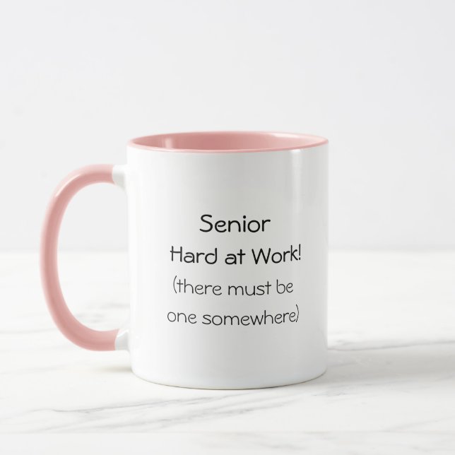 Höhepunkt bei der Arbeit Funny Quote Coffee Tasse (Links)