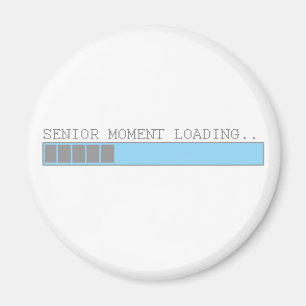 Höhepunkt beim Laden eines lustigen Spaßes im Ruhe Magnet