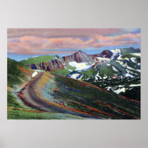 Höhepunkt Estes Park-Colorado-Hinterridges Rd Poster