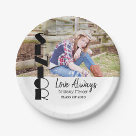 Hoher Abschluss Pappteller