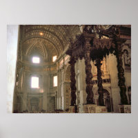 Hoher Altar des Petersdom, Vatikan, Rom