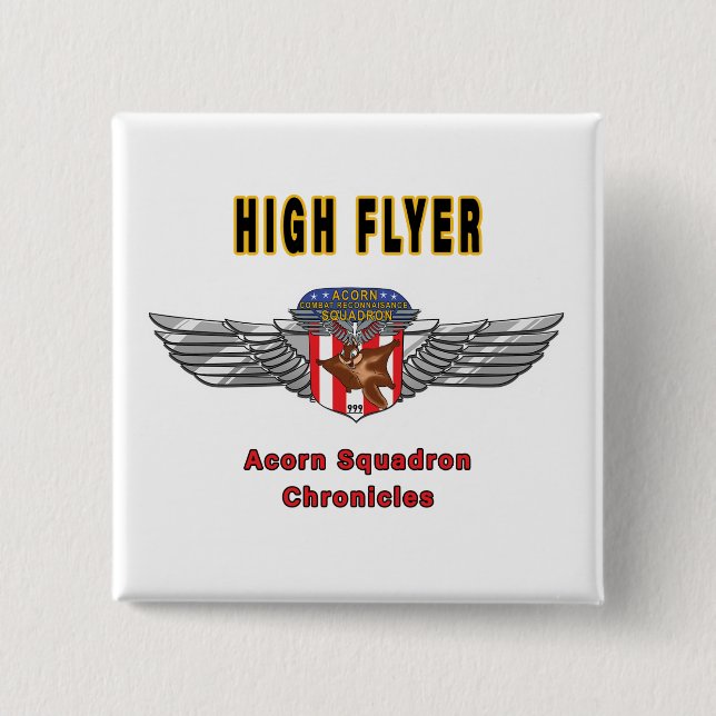 Hoher Flyer - Schaltfläche "Acorn Squadron Insigne Button (Vorderseite)