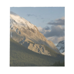 Hoher Gipfel nahe Maligne Lake, Jasper National Notizblock