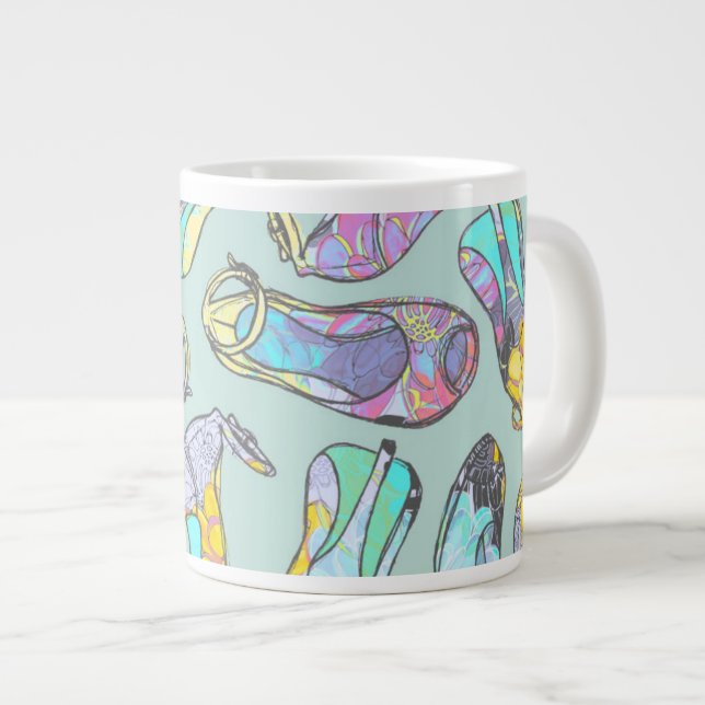 Hoher Heels Jumbo-Tasse (Vorderseite Rechts)