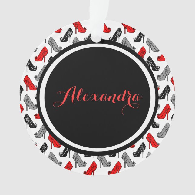 Hoher Heels Ornament (Vorderseite)