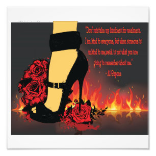 Hoher Heels u. Al Capone Fotodruck