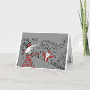 Hoher Hinweis Feiertagskarte