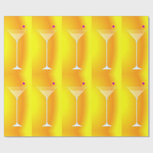Hoher Martini-Cocktail Thunder_Cove Geschenkpapier