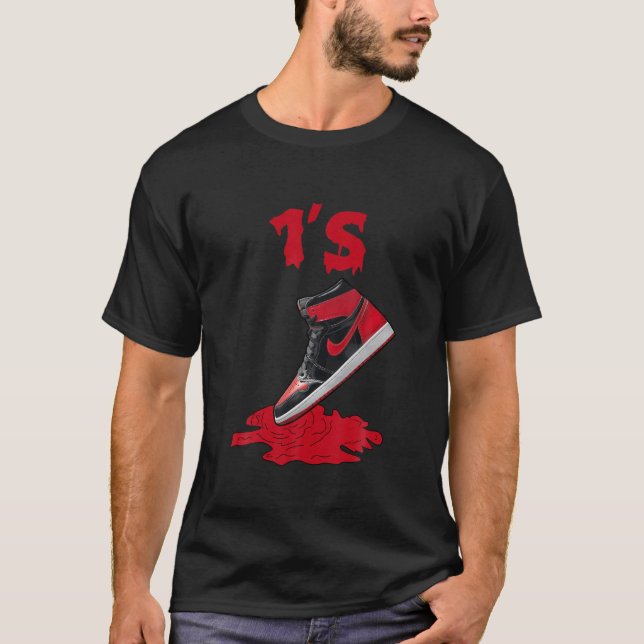 Hoher OG Patent gezüchtet 1S T-Shirt, um Schuhe zu T-Shirt (Vorderseite)