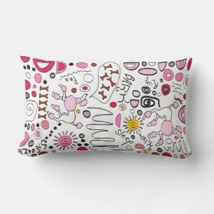 HOHER PINK POODLE Kissen Kissen