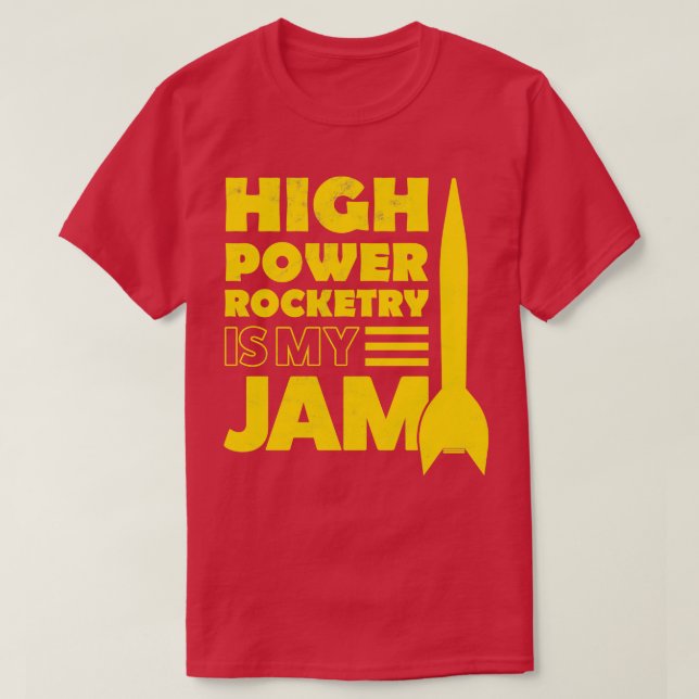 Hoher Power Rocketball ist meine Marmelade T-Shirt (Design vorne)