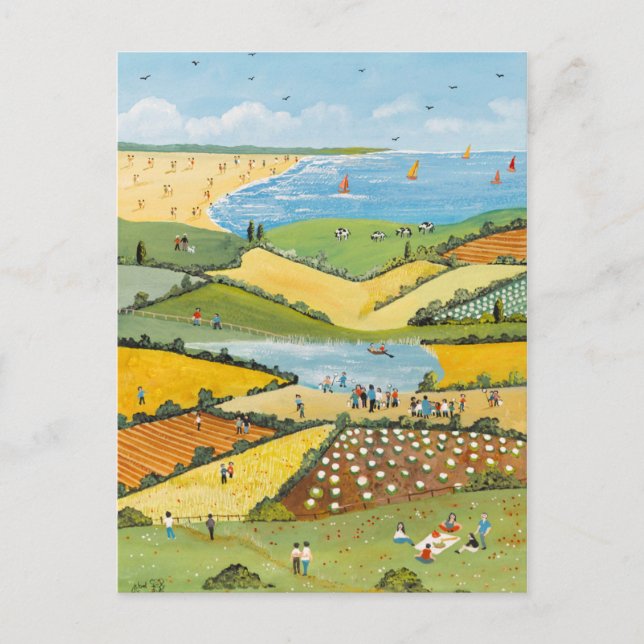 Hoher Sommer 2 Postkarte (Vorderseite)