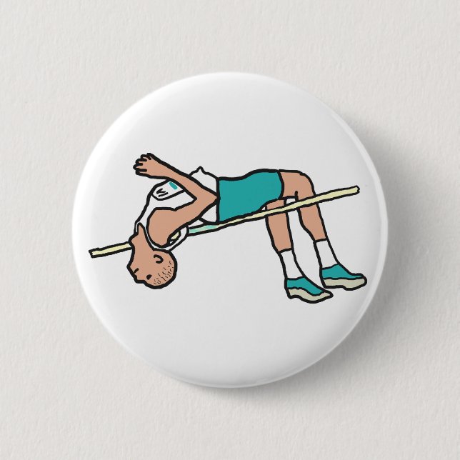 Hoher Sprung Button (Vorderseite)