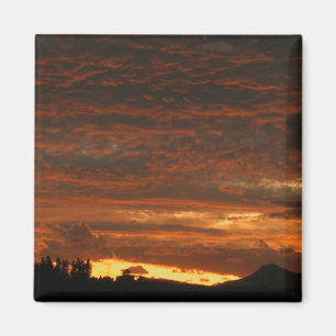 Hoher Wüsten-Sonnenuntergang-Magnet #1 Magnet