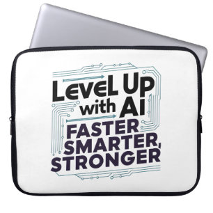 Höhere KI - schneller, intelligenter, stärker Laptopschutzhülle