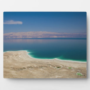 Höhere Sicht auf das Tote Meer Fotoplatte