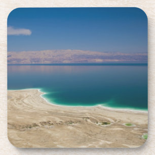 Höhere Sicht auf das Tote Meer Untersetzer