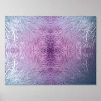 Höhere Silver Foil Block Art Print Foliendrucke