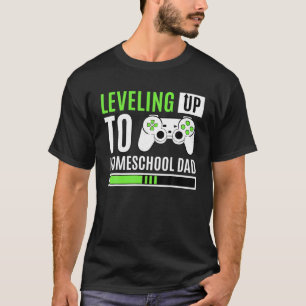 Höheres Niveau für den Vater, der zu Hause spielt T-Shirt