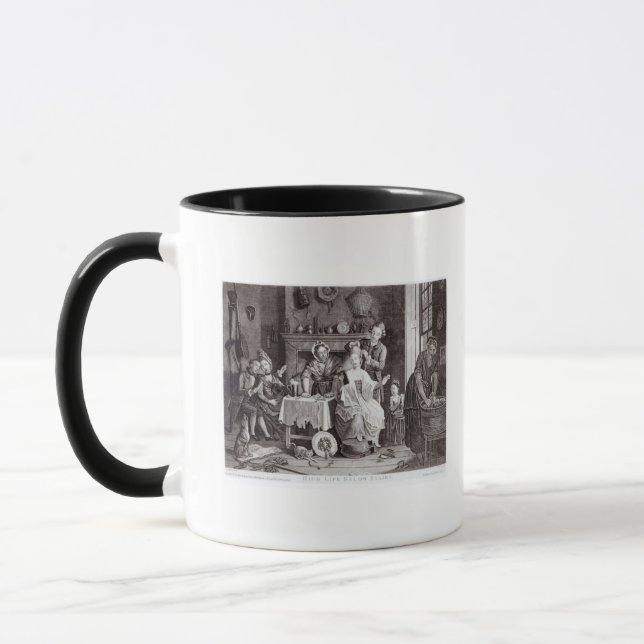 Hohes Leben unter Treppe Tasse (Links)