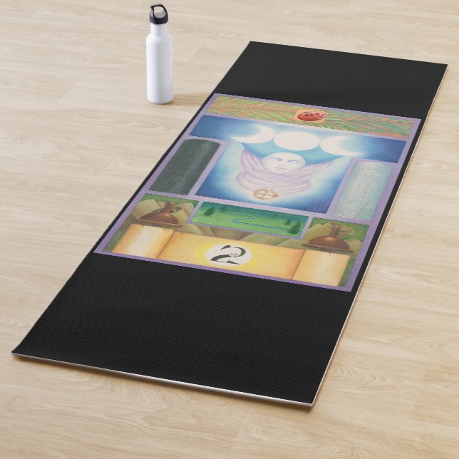 Hohes Priesterin-Tarot Yogamatte (Beispiel)