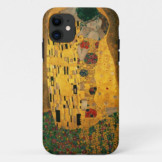 Hohes Res Gustav Klimt der Kuss Case-Mate iPhone Hülle (Rückseite)