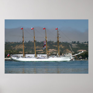 Hohes Schiff Esmeralda Poster
