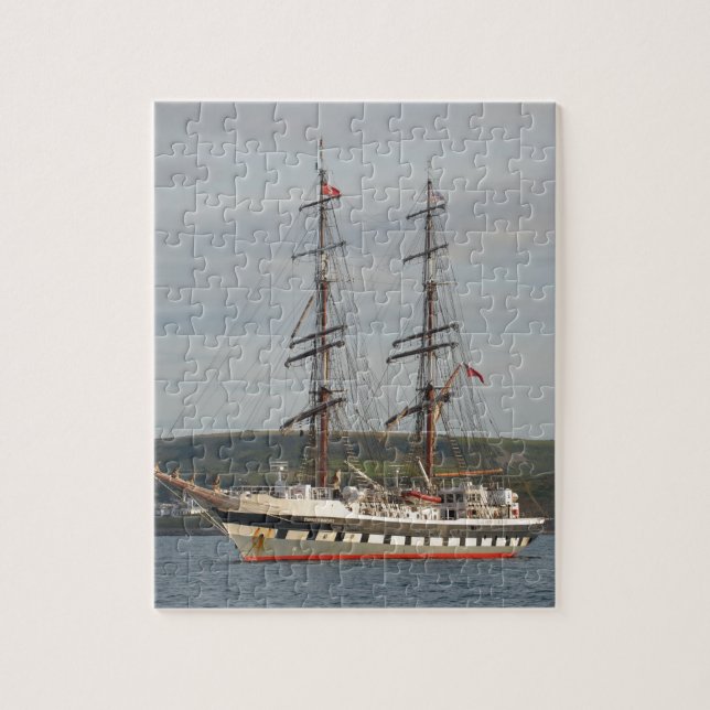 Hohes Schiff Stavros S Niarchos. Puzzle (Vertikal)