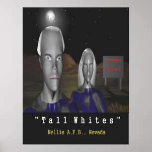 HOHES Weiß Poster